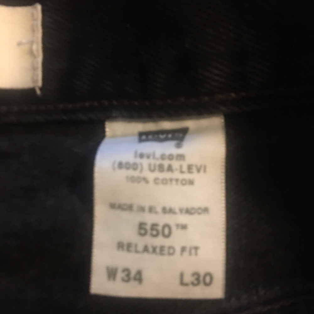 Levi’s 550 relaxed 34/30 B12 - Picture 5 of 6